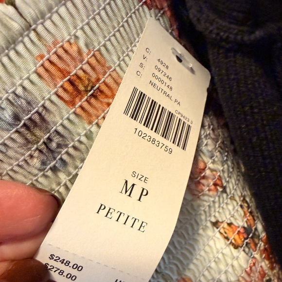 Anthropologie Floral Print Midi Dress - Picture 5 of 6